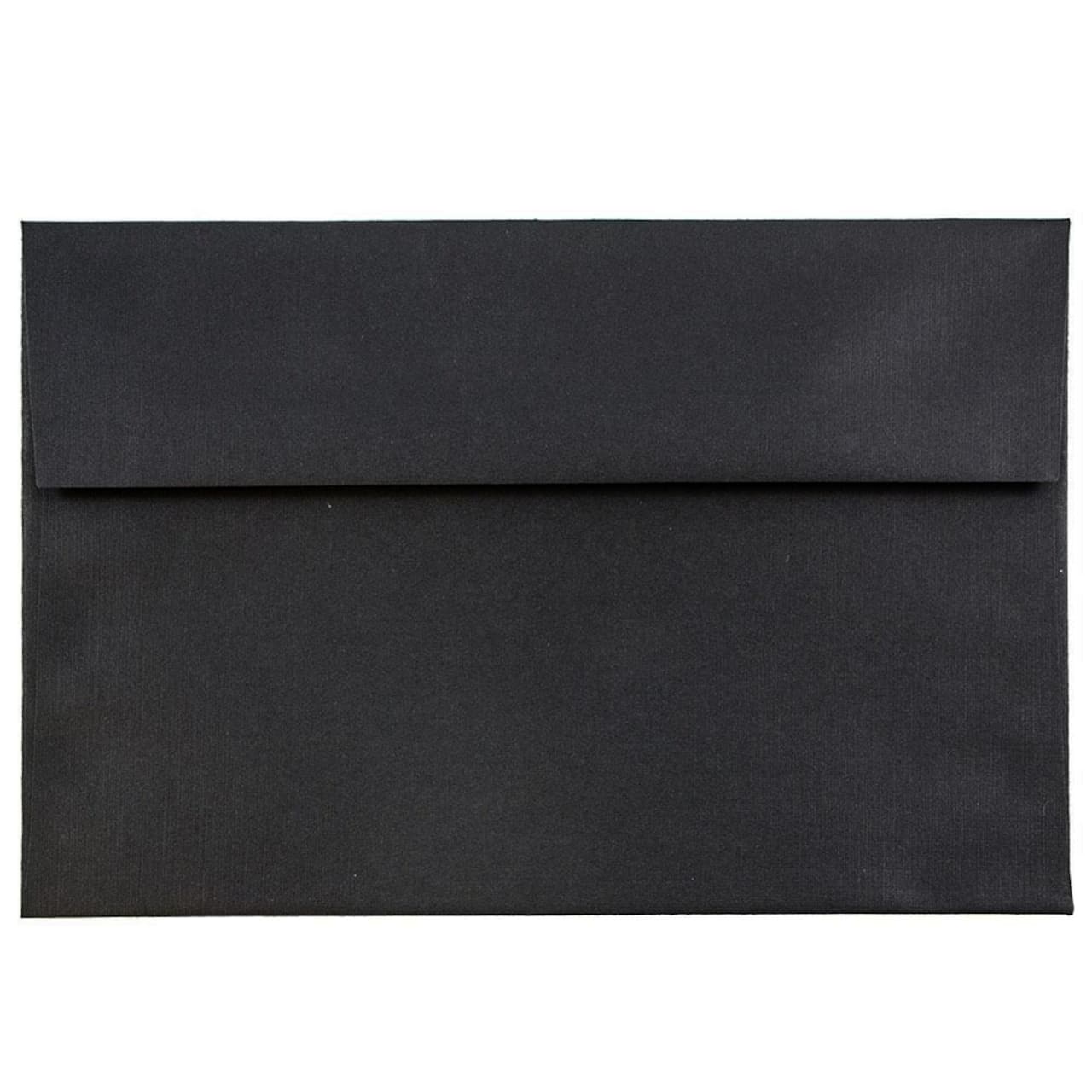 JAM Paper 5" x 7" Black Linen Invitation Envelopes